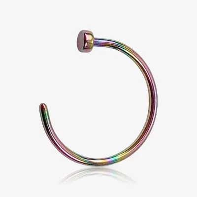 Piercing Nariz Rainbow Argola - Piercings de Nariz